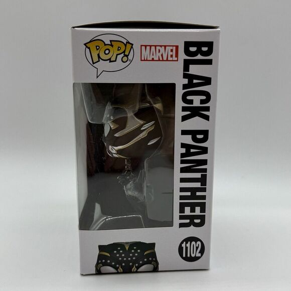 Funko Pop Marvel: Black Panther Wakanda Forever Black Panther Figure No 1102 New - Picture 3 of 3